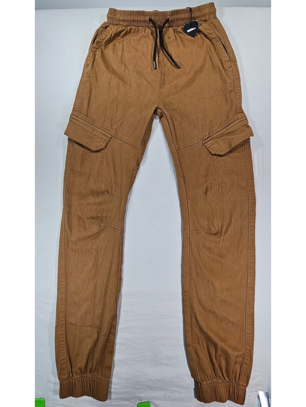 Nova Kids Cotton Cargo Pants in Copper. Size 14/16 Y2K